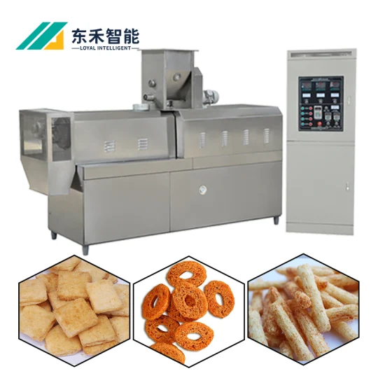중국 저가 공장 제조 업체에서 만든 치즈 퍼프 식품 기계에 대한 뜨거운 판매 트윈 스크류 압출기